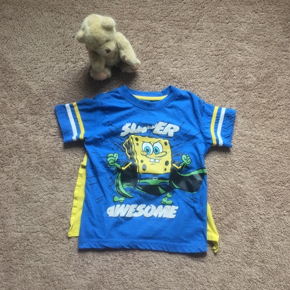 Shirt Shirtsamp; Superhero T TopsSpongebob Nickelodeon With wOPkuiZTX